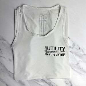 Men’s Vanquish Fitness Utility Tank - Small - White